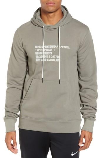 Men's Nike Nsw Af1 Hoodie - Grey