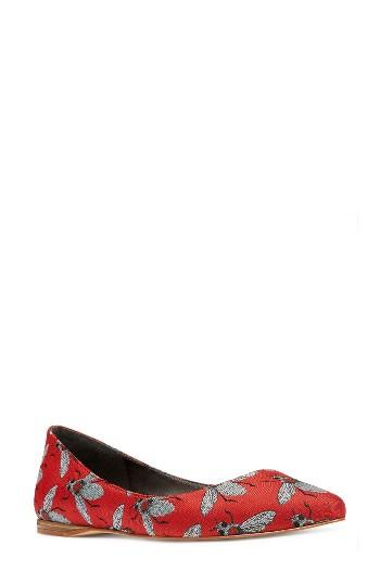 Women's Nine West 'speakup' Flat .5 M - Red