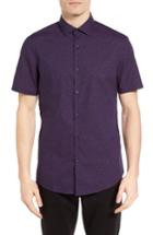 Men's Calibrate Trim Fit Non-iron Print Sport Shirt
