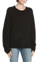 Women's Jenni Kayne Fisherman Crewneck Cashmere Sweater - Black