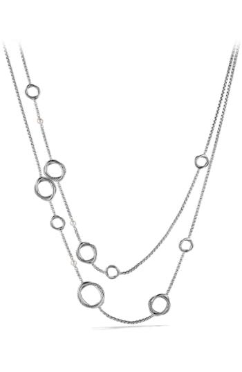 Women's David Yurman 'infinity' Necklace With Pearls
