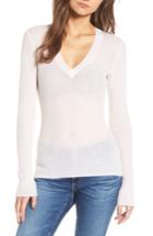 Women's James Perse Cashmere V-neck Sweater - White