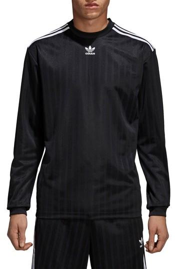 Men's Adidas Originals Long Sleeve Jersey Shirt - Black