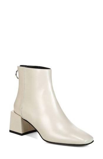 Women's Via Spiga Lara Block Heel Bootie .5 M - White