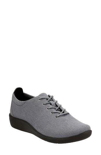 Women's Clarks 'sillian - Tino' Sneaker .5 N - Grey