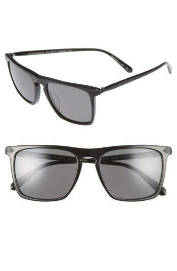 Men's Oliver Peoples Rue De Sevres 54mm Polarized Sunglasses - Black