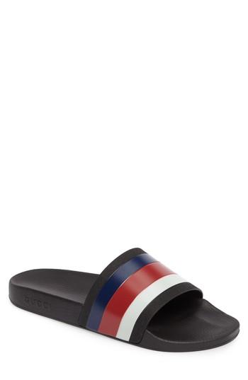 Men's Gucci 'pursuit '72 Slide' Sandal Us / 6uk - Black