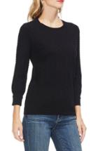 Women's Vince Camuto Rhombus Stitch Sweater - Black