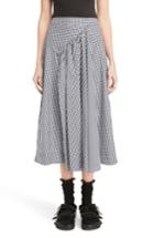Women's Simone Rocha Three-panel Gingham Midi Skirt