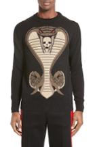 Men's Givenchy Cobra Intarsia Sweater - Black