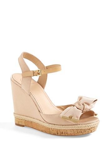 Tory Burch 'penny' Wedge Sandal Camelia Pink