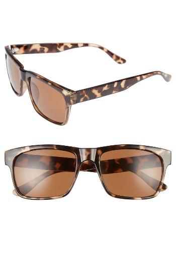 Men's 1901 Hollis 57mm Sunglasses - Tortoise/ Brown