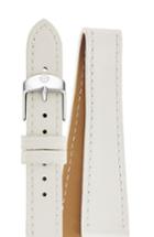 Women's Michele 18mm Leather Double Wrap Watch Strap