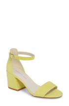 Women's Kenneth Cole New York Hannon Block Heel Ankle Strap Sandal M - Yellow