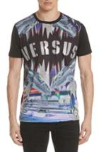 Men's Versus Versace Uomo Print T-shirt - Black