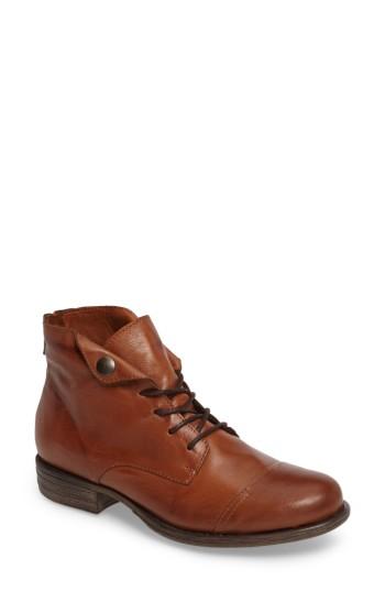 Women's Miz Mooz Lennox Lace-up Bootie M - Brown