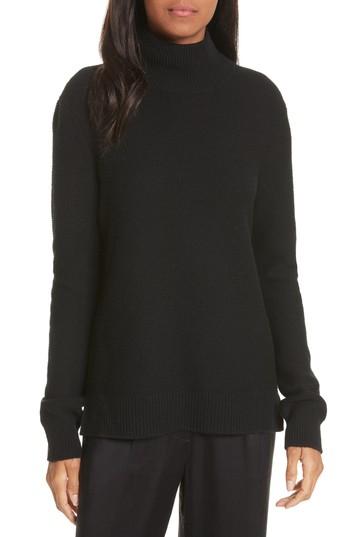 Women's Equipment Chandler Wool-blend Turtleneck Sweater - Black