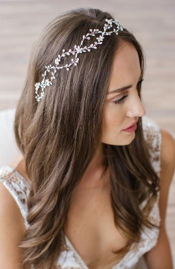 Brides & Hairpins Octavia Pearl & Jeweled Halo & Sash
