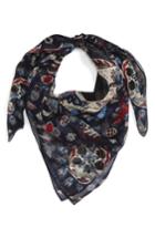Women's Alexander Mcqueen Underwater Sea World Silk Scarf