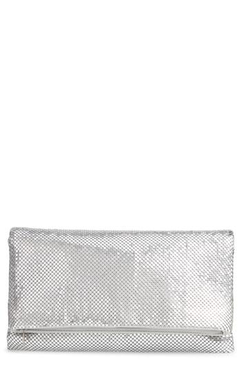 Nordstrom Crystal Mesh Crossbody Bag - Metallic