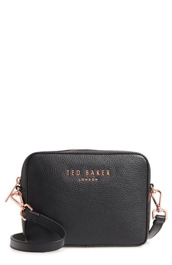 Ted Baker London Susi Leather Crossbody Bag - Black