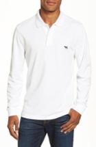 Men's Rodd & Gunn Long Sleeve Pique Polo - White