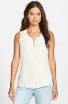 Women's Nic+zoe Keyhole Top - White