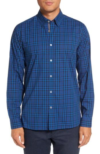 Men's Ted Baker London Murcia Extra Slim Fit Plaid Cotton Sport Shirt