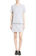 Women's Harvey Faircloth Ruffle Trim T-shirt Dress