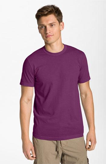 Men's James Perse Crewneck Jersey T-shirt (xs) - Red