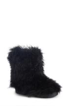 Women's Saint Laurent Genuine Shearling Boot Us / 35eu - Black