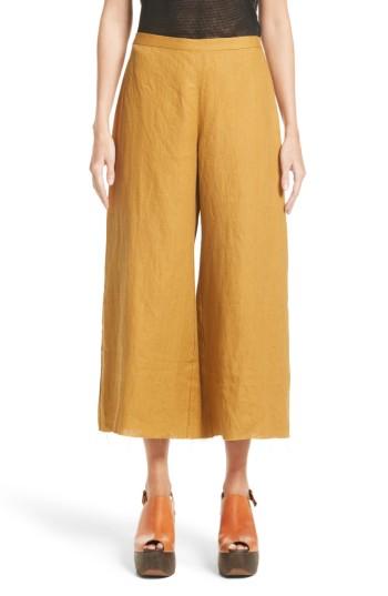 Women's Simon Miller Alder Wide Leg Pants - Yellow