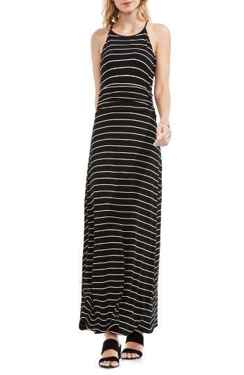 Women's Vince Camuto Tanzania Stripe Maxi Dress - Black