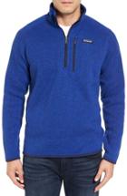 Men's Patagonia 'better Sweater' Quarter Zip Pullover, Size - Blue