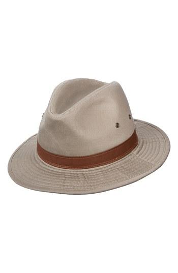 Men's Dorfman Pacific Safari Fedora - Beige