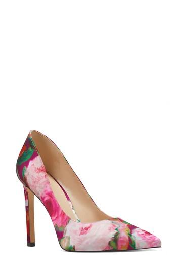 Women's Nine West 'tatiana' Pointy Toe Pump .5 M - Metallic