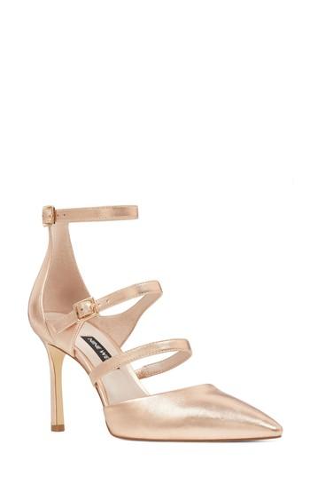 Women's Nine West Enchanting Strappy Pump M - Pink