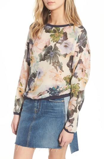 Women's 7 For All Mankind Georgette Sweatshirt - White