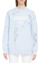 Women's Givenchy Destroyed Logo Sweater