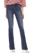 Women's Sam Edelman The High Rise Fringe Detail Bootcut Jeans - Blue