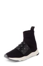 Women's Balmain Cameron Studded Sock Sneaker Us / 41eu - Black