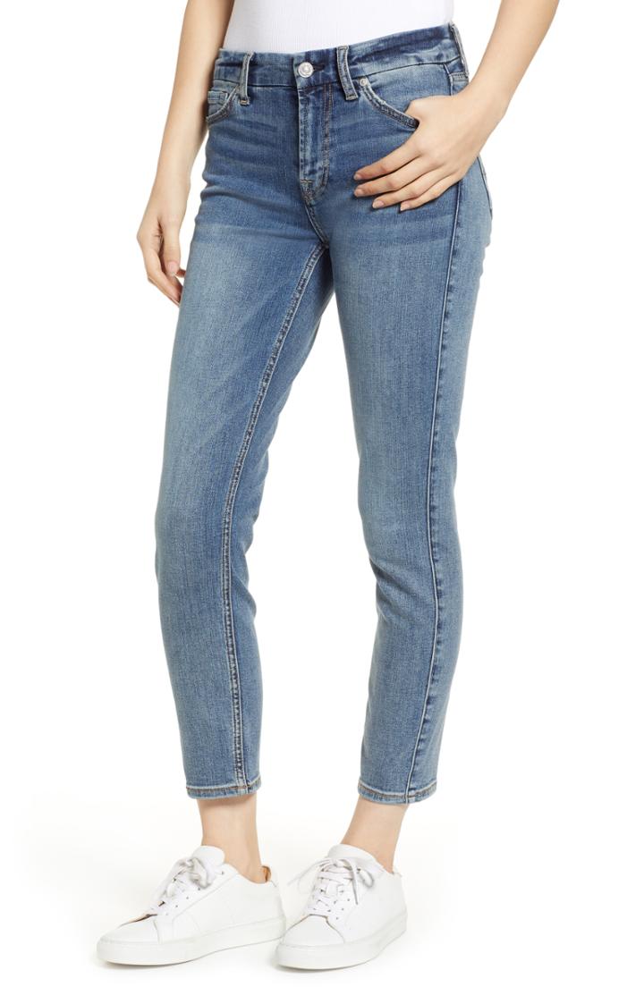 Women's 7 For All Mankind B(air) Kimmie Crop Slim Jeans - Blue