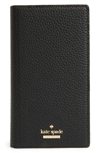 Kate Spade New York Iphone 7/8 & 7/8 Leather Folio Case - Black