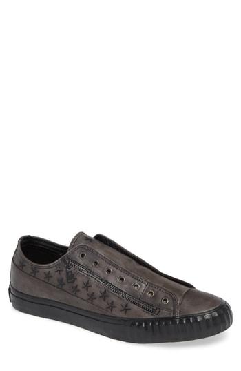 Men's John Varvatos Bootleg Laceless Sneaker M - Black