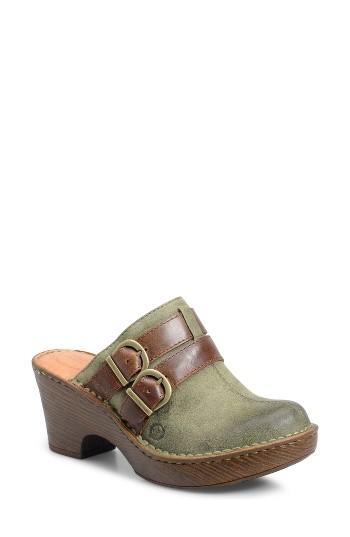 Women's B?rn Laura Platform Clog M - Green
