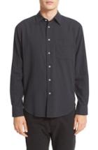 Men's Rag & Bone Standard Issue Solid Sport Shirt, Size - Black