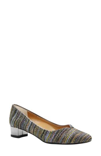 Women's J. Renee 'bambalina' Block Heel Glitter Pump .5 M - Blue