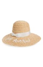 Women's Kate Spade New York Just Married Straw Hat -