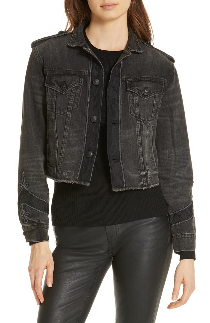 Women's Polo Ralph Lauren Embellished Denim Trucker Jacket