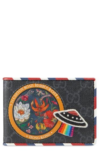 Men's Gucci Gg Supreme Patch Wallet - None